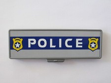 Playmobil Polizeikoffer Polizei-Mitnehmstation Schild mit Aufkleber 5917 71193