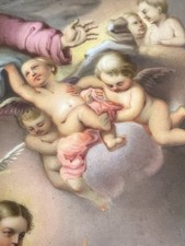 Antike Porzellan Malerei Bild