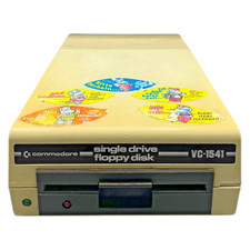 Commodore Single Drive Floppy Disk VC-1541 C64 Diskettenlaufwerk Disk Laufwerk