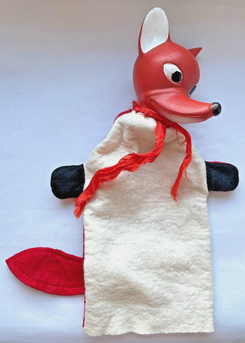 Ddr herr fuchs handpuppe - herr, mit