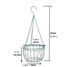 Gartenkorb Metall Pflanzenkorb