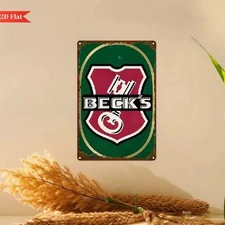 Blechschild Bier Becks