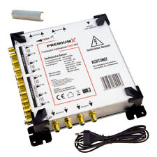 PremiumX Multischalter 17-8 Multiswitch Switch 4 SAT 8 Teilnehmer F-Aufdrehhilfe