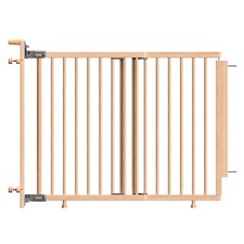 DOLLE Treppenschutzgitter Treppengitter Kindergitter Buche 74,5 bis 114 cm