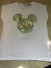 damen t-shirt disney weiß