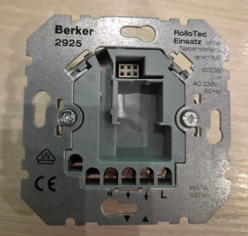 Berker sockel 2925 rollo tec - berker,