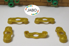 ( B19/17 ) Lego 5 x Epaulette Schulterklappe GOLD 2526 Piraten  6242 6253 21322