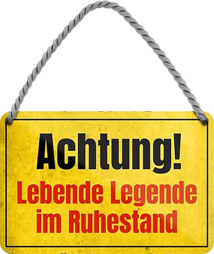Blechschild lustiger spruch - blechschild,
