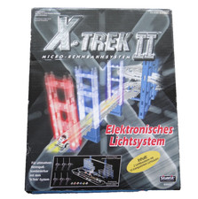 X-Trek II Micro Licht Rennbahnsystem Autobahn Vintage Spielzeug Silverlit NEU