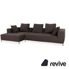 La Nuova Casa Granada Stoff Ecksofa Braun Grau Sofa Couch
