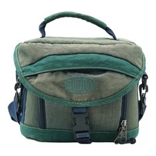 Bilora Kameratasche Tasche camera bag in Grün Blau universal mit Beckengurt 