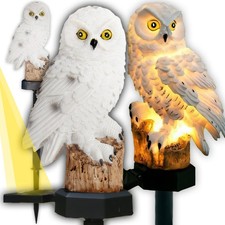 LED Solar Gartenstecker Eule