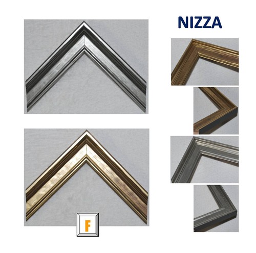 Bilderrahmenleiste nizza 2m - bilderrahmenleiste,