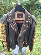  VOLCANO ECHTLEDERJACKE GR. L Western Cowboy Mexico 