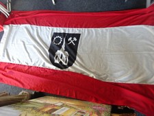 Riesen Fahne Banner Bergbau /THW ? 2,5 Meter Bonner Fahnenfabrik