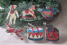 Ikea Snömys Weihnachtsschmuck Blechfiguren Nostalgie Hängedekoration 6teilig