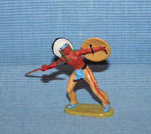 Elastolin figur indianer mit - elastolin,