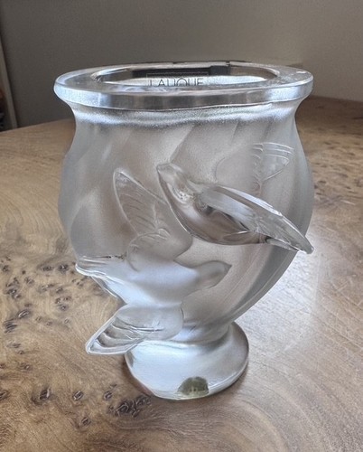 Signierte ovale vase lalique - ovale,