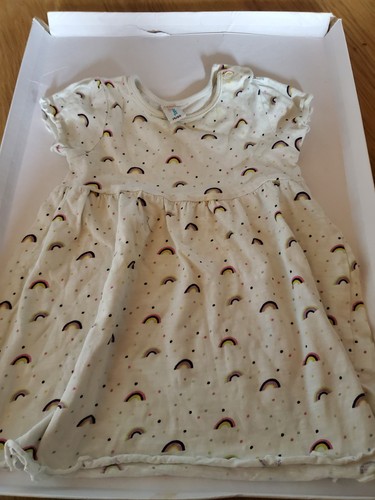 Kleid mädchen mit regenbogen - kleid,