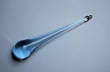 1 Muranoglas Tropfen 100mm hell-blau für Kronleuchter Lüster Chandelier