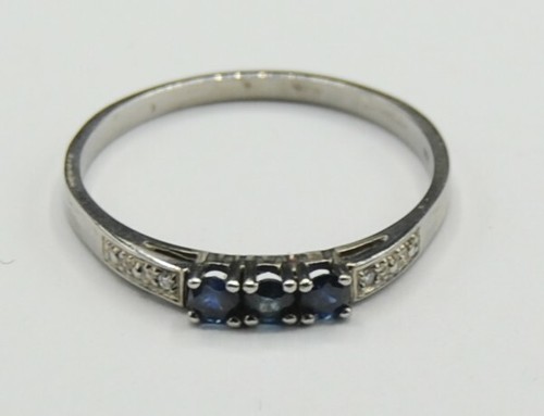 Weißgold memory vorsteck ring - vorsteck,