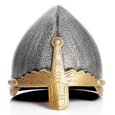 Ritterhelm Kinder Mittelalter Riiter Helm Karneval Kostüm Zubehör