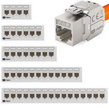 Patchpanel Cat7 Cat 7 RJ45 Desktop Aufputz Panel Verteiler Profi Patchfeld LAN