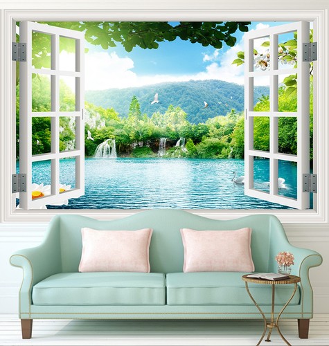 Fenster landschaft 87943 - 3d,
