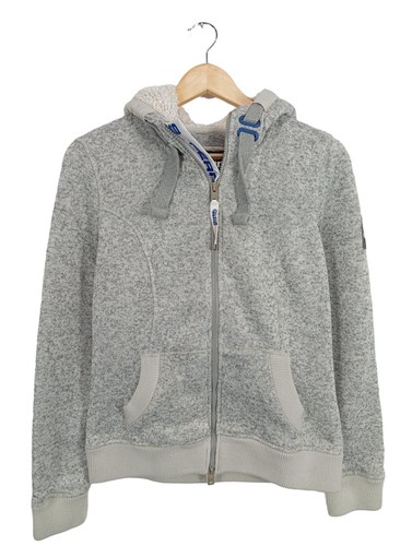 Superdry sweatjacken hellgrau - superdry,