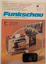 Funkschau Hannover-Messeheft 1972 Heft 8 Radio Elektronik Elektroakustik RETRO