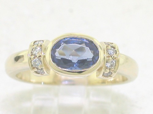 Tansanit brillant ring 585 - ring,