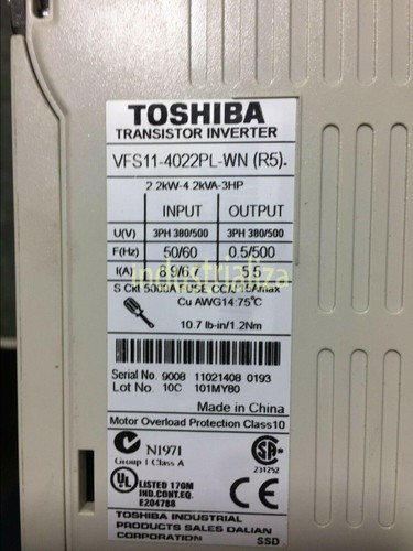 1pcs used toshiba inverter - 1pcs,