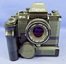 Canon F-1N - F1 New / Gehäuse Body & AE Power Winder FN + FD 1,8 x 50mm F-1