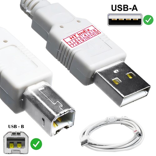 Weiß usb druckerkabel scanner - usb,