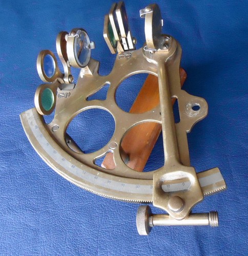 Vintage messing sextanten nr - sextanten,,