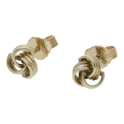 Knoten ohrstecker 333 gold - 333,