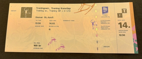 Orig ticket olympische - orig.,
