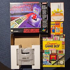 SUPER GAME BOY+OVP+Inlay+ Offiziellem Nintendo Spieleberater*Funktion getestet*