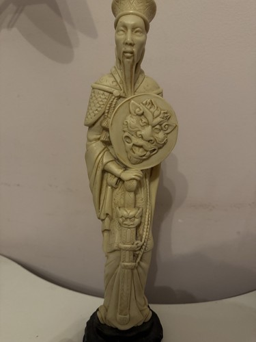 Chinesischer krieger steinguss - chinesischer,