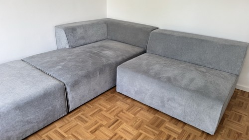 Designer modulsofa grau lounge - designer,