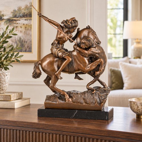 Bronze skulptur amazone - amazone, zu