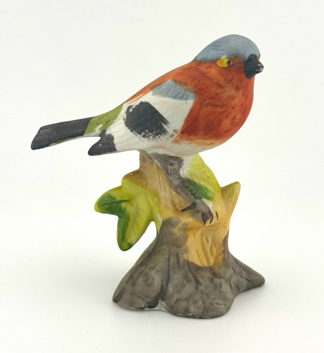 Porzellanfigur buchfink vogel - porzellanfigur,