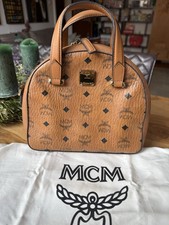 MCM Damen Tasche, Cognac