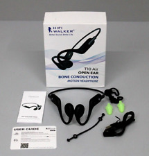 HIFI Walker T10 Air Knochenschall Kopfhörer, IPX8 wasserdichte Kopfhörer Schwarz