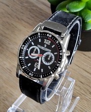 💥 Herrenuhr Vuillemin Regnier Casual Modell Leder Metall Quarz