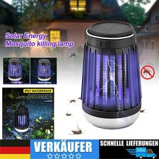 Solar Insektenfalle UV-Mückenlampe Insektenvernichter Elektrisch Fliegenfänger
