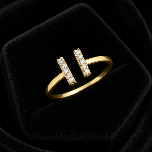 Double bar ring kt - double, 9