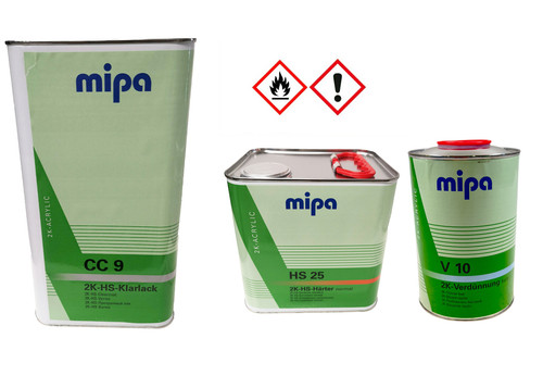 Mipa cc9 klarlack härter - 5l,