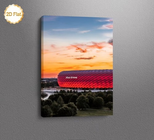 Kunstdruck fcb allianz arena - kunstdruck,