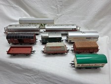 Fleischmann H0, Burlington 1344 2x, 8 Güterwagen, sehr alt, echte Sammlerstücke